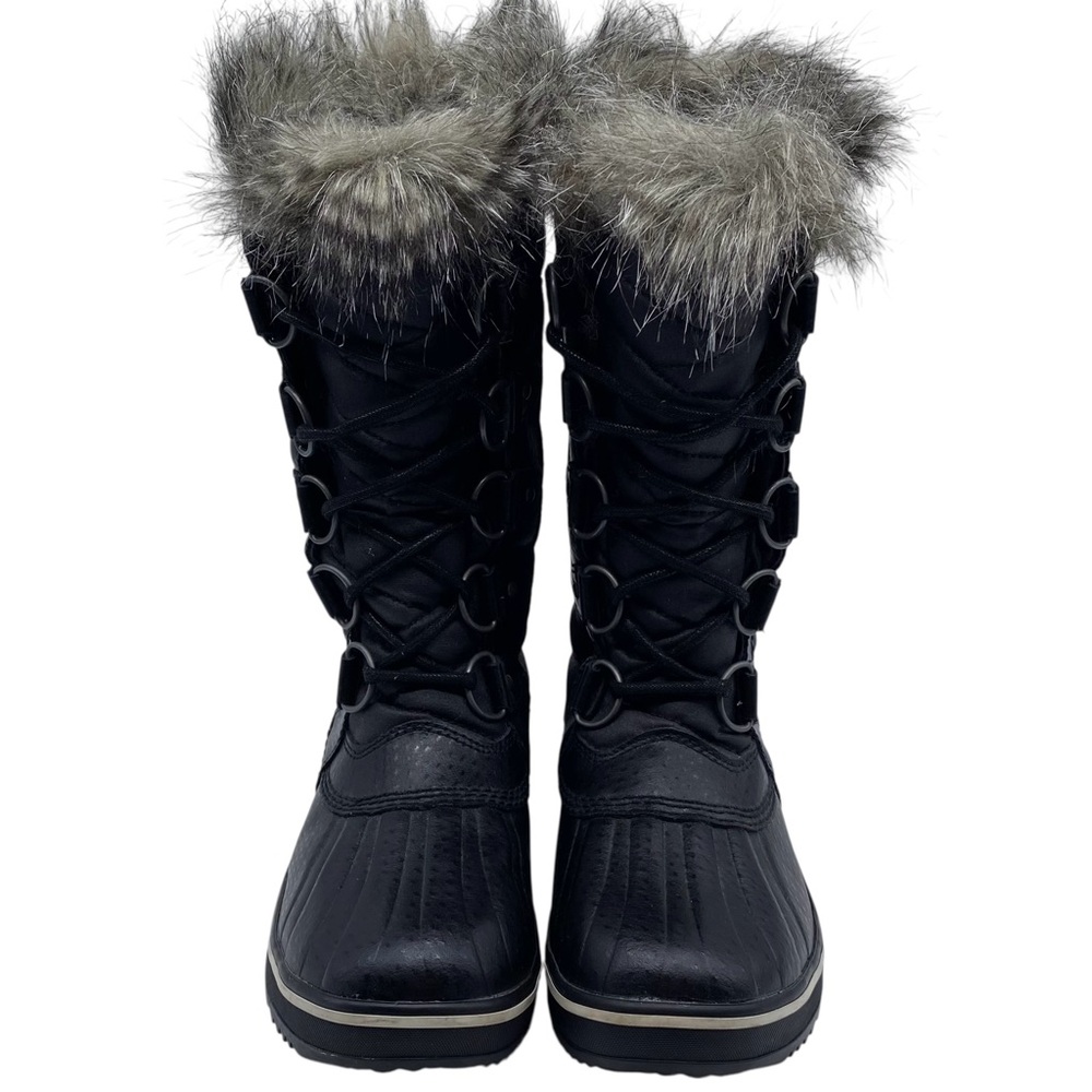 Sorel Womens Shoes Tofino Winter Boots 6 Black Tall Leather Waterproof Insulated - Picture 5 of 12